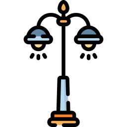 Street lamp icon