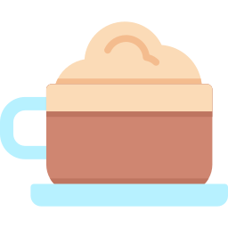 kawa latte ikona