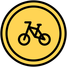 stationnement vélos Icône