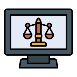 tribunal en línea icono