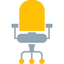 Office chair icon