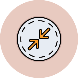 minimaliseer teken icoon