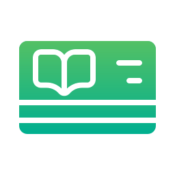 Library card icon