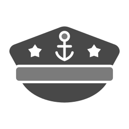 Капитанская кепка иконка