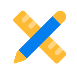 연필과 자 icon