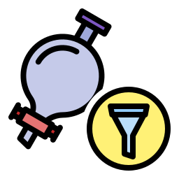 Separatory funnel icon
