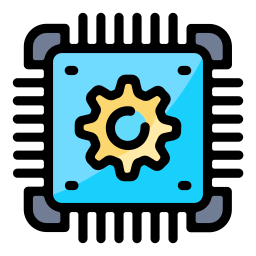 Microcontroller technology icon