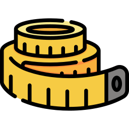 Measuring tape icon