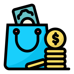 presupuesto de compras icono