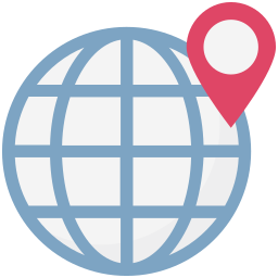 mondiale locatie icoon