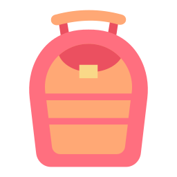 bolsa para la escuela icono