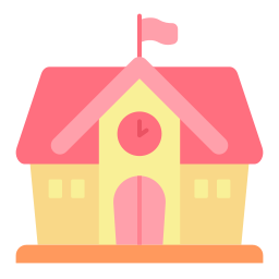 School building icon