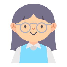 Student girl icon