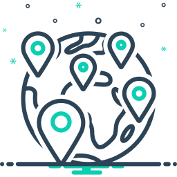 ubicación icono