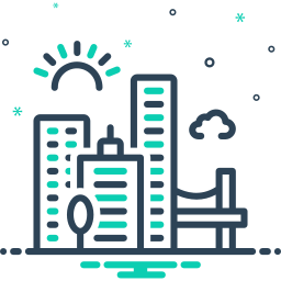 bâtiments Icône