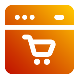 Online shop icon