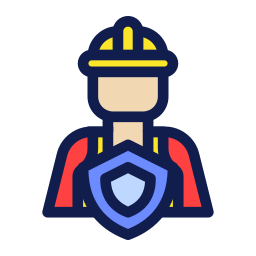 Employee safety icon