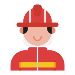 Fire fighter icon
