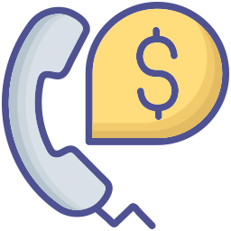 Phone money icon