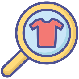 Search clothes icon