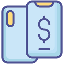 Dollar mobile icon