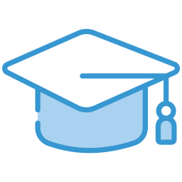 Graducation cap icon