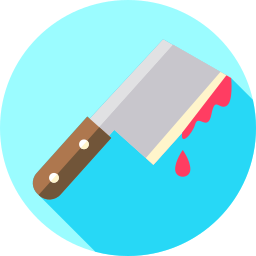 nóż rzeźniczy ikona