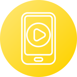 mobiele video icoon
