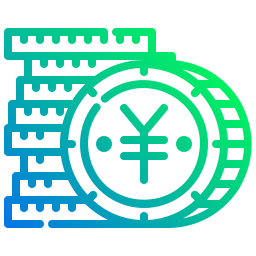 Japanese yen icon