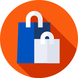 Shopping bags icon