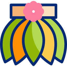 Hawaiian skirt icon