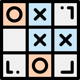 Tic tac toe icono