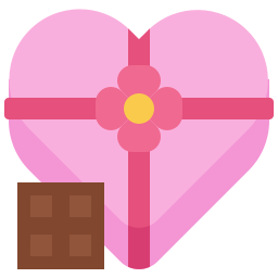 scatola del cuore icona