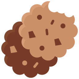Chocolate chip cookies icon