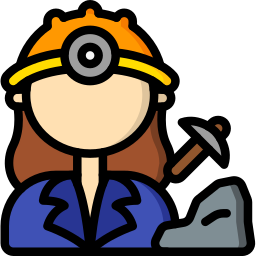 mijnwerker icoon