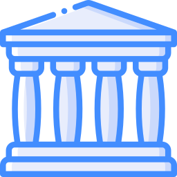 Greek temple icon