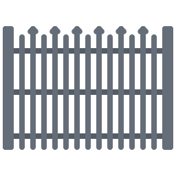 clôture Icône