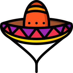 Chapéu mexicano Ícone