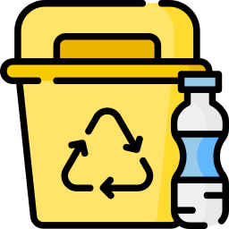 Plastic bin icon