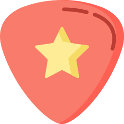 Guitar pick icon