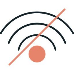 wi-fi信号なし icon