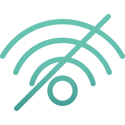 brak sygnału wi-fi ikona