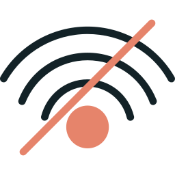 brak sygnału wi-fi ikona
