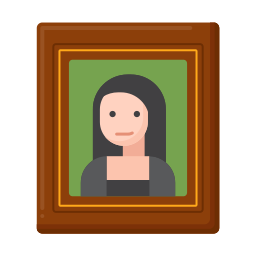 Mona lisa icon