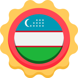 bandiera dell'uzbekistan icona
