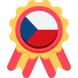 bandera checa icono