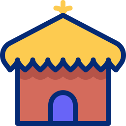 cabaña icono