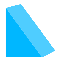 ongelijkbenige driehoek icoon