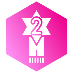 insignia de 2da posición icono