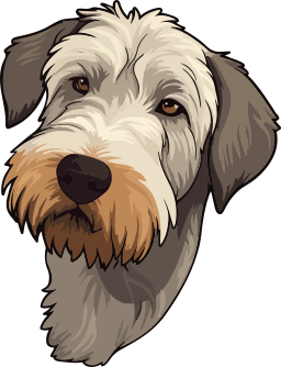 Bobtail dog icon